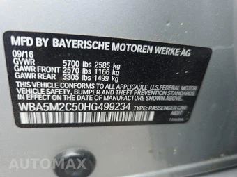 2017 BMW 5 Series Gran Turismo 535i Hatchback M SPORT LINE - miniatura 18