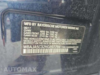 2017 BMW 5 Series Sedan 530i - miniatura 6