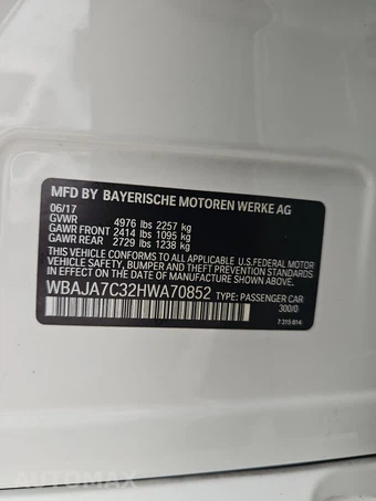 2017 BMW 5 Series Sedan 530i xDrive - miniatura 15
