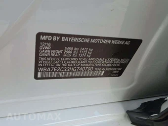 2017 BMW 7 Series Sedan 740i M SPORT LINE - miniatura 2