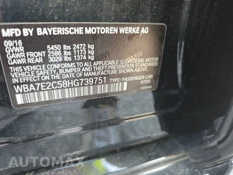 2017 BMW 7 Series Sedan 740i M SPORT LINE - miniatura 14
