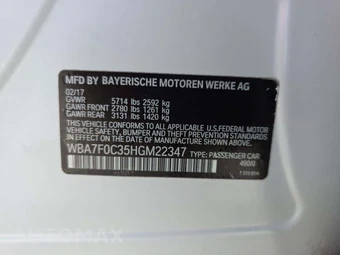 2017 BMW 7 Series Sedan 750i M SPORT LINE - miniatura 2
