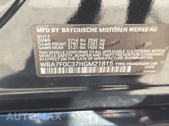 2017 BMW 7 Series Sedan 750i M SPORT LINE - miniatura 14