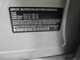 2017 BMW 7 Series Sedan 750i M SPORT LINE - miniatura 14