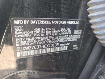 2017 BMW X3 Sports Activity Vehicle sDrive28i – miniatura 5