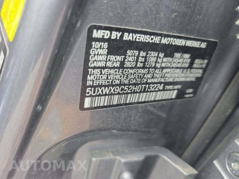 2017 BMW X3 Sports Activity Vehicle xDrive28i – miniatura 5