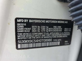 2017 BMW X3 Sports Activity Vehicle xDrive28i – miniatura 5