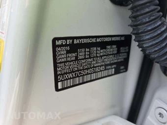 2017 BMW X3 Sports Activity Vehicle xDrive35i M SPORT LINE - miniatura 2
