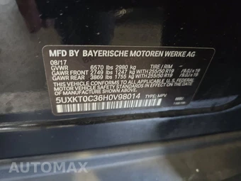2017 BMW X5 Sports Activity Vehicle iPerformance LUXURY LINE - miniatura 14
