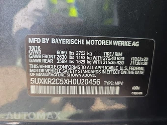 2017 BMW X5 Sports Activity Vehicle sDrive35i LUXURY LINE - miniatura 14