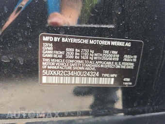 2017 BMW X5 Sports Activity Vehicle sDrive35i XLINE - miniatura 5