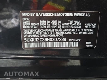 2017 BMW X5 Sports Activity Vehicle sDrive35i XLINE - miniatura 11