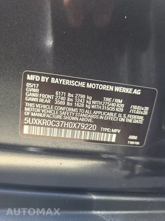 2017 BMW X5 Sports Activity Vehicle xDrive35i - miniatura 14