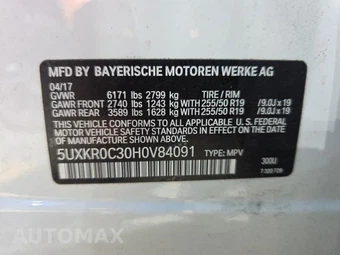 2017 BMW X5 Sports Activity Vehicle xDrive35i LUXURY LINE - miniatura 25
