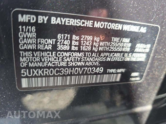 2017 BMW X5 Sports Activity Vehicle xDrive35i LUXURY LINE - miniatura 5