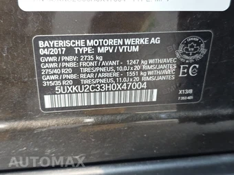 2017 BMW X6 Sports Activity Vehicle xDrive35i - miniatura 14
