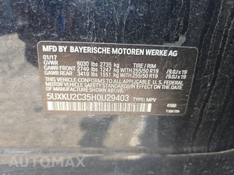 2017 BMW X6 Sports Activity Vehicle xDrive35i M SPORT LINE - miniatura 14