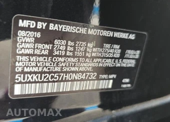 2017 BMW X6 Sports Activity Vehicle xDrive35i M SPORT LINE - miniatura 16