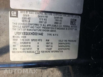 2017 Buick Envision Essence 1SL – miniatura 5