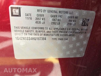 2017 Buick LaCrosse Preferred 1SB – miniatura 5