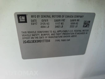 2017 Buick Regal Sport Touring 1SH – miniatura 17