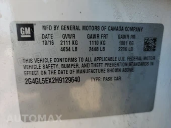 2017 Buick Regal Sport Touring 1SH – miniatura 14