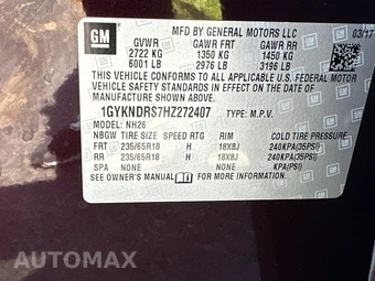 2017 Cadillac XT5 Luxury 1SD – miniatura 38