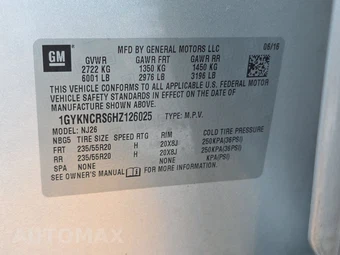2017 Cadillac XT5 Premium Luxury 1SE – miniatura 14
