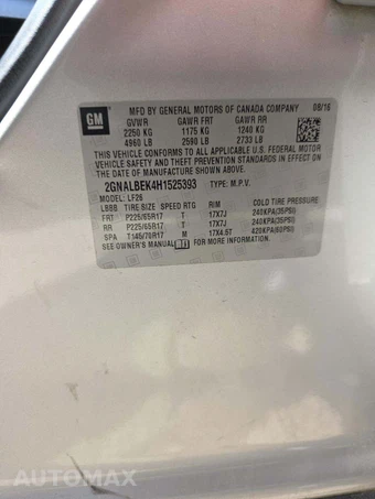 2017 Chevrolet Equinox LS 1LS – miniatura 5