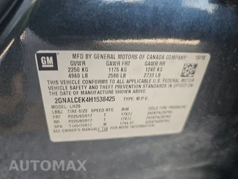 2017 Chevrolet Equinox LT 1LT – miniatura 14