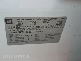 2017 Chevrolet Equinox Premier 1LZ – miniatura 14