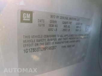 2017 Chevrolet Malibu LS 1LS - miniatura 5
