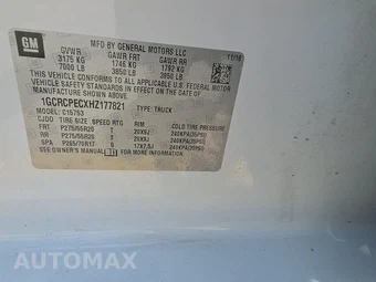 2017 Chevrolet Silverado 1500 Custom Extended Cab Medium Bed 1CX – miniatura 14