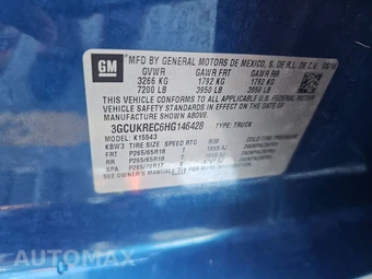 2017 Chevrolet Silverado 1500 LT Crew Cab Short Bed 1LT – miniatura 14