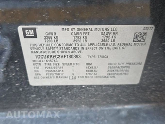 2017 Chevrolet Silverado 1500 LT Z71 Crew Cab Medium Bed 2LT – miniatura 14