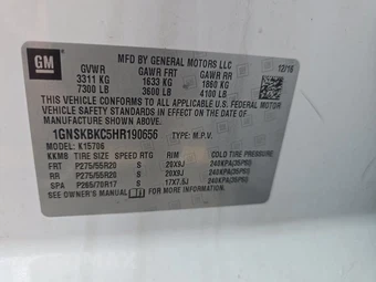 2017 Chevrolet Tahoe LT 1LT - miniatura 15