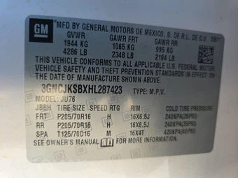2017 Chevrolet Trax LS 1LS - miniatura 14