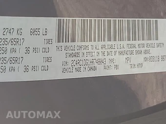 2017 Chrysler Pacifica Touring 121.6" WB – miniatura 15