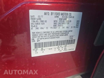 2017 Ford Edge Titanium – miniatura 2