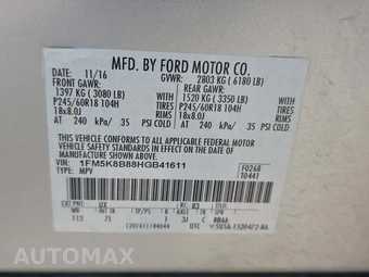 2017 Ford Explorer – miniatura 2