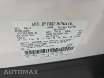 2017 Ford Explorer Limited - miniatura 15