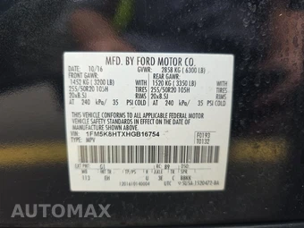 2017 Ford Explorer Platinum – miniatura 15