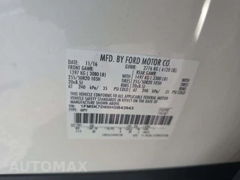 2017 Ford Explorer XLT - miniatura 5