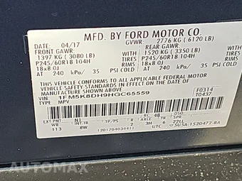 2017 Ford Explorer XLT – miniatura 15