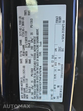 2017 Ford F-150 Platinum Crew Cab Short Bed - miniatura 33