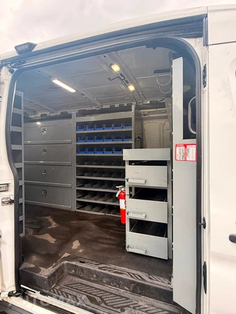 2017 Ford Transit 350 Cargo Van w/RH Sliding Door Medium Roof 147.6" WB - miniatura 12