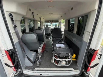 2017 Ford Transit 350 Passenger Wagon XL w/RH Sliding Door Medium Roof 147.6" WB - miniatura 45