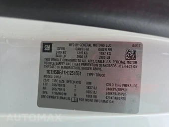 2017 GMC Canyon Extended Cab Long Bed 2VL w/Rear Doors - miniatura 14