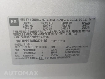 2017 GMC Sierra 1500 Denali Crew Cab Short Bed 5SA - miniatura 14
