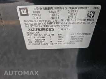 2017 GMC Terrain SLE-2 3SB – miniatura 14